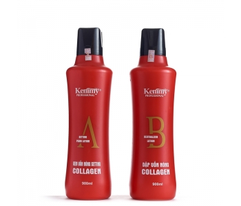 UỐN SETTING KENIMY - KERATIN - COLLAGEN COMPLEX 900ML